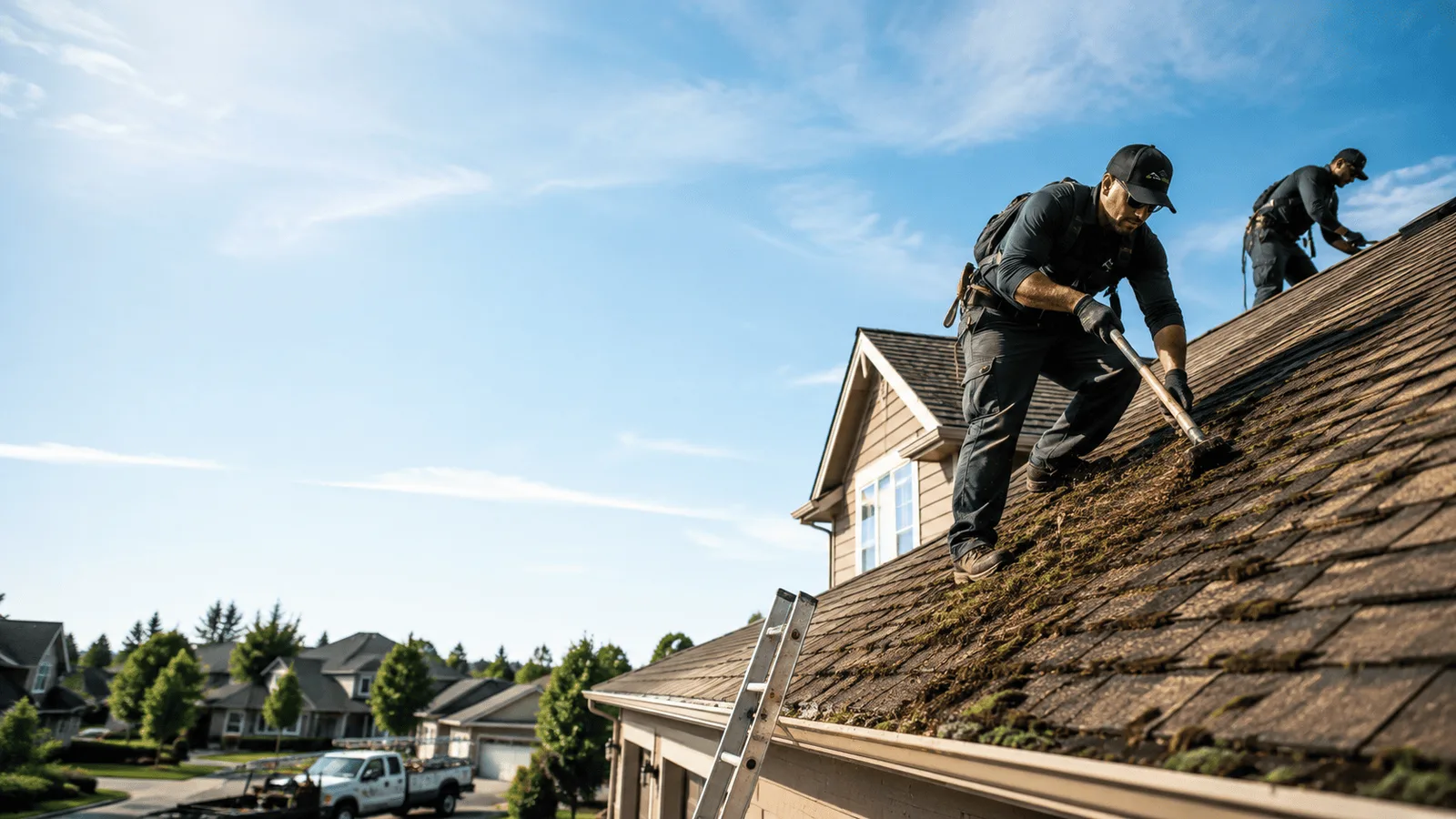 Roof Moss Removal in Dane, WI near me
